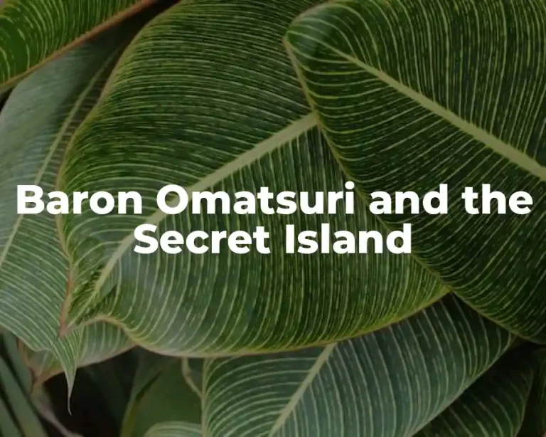 Baron Omatsuri and the Secret Island