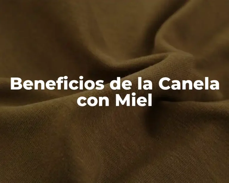 Beneficios de la Canela con Miel