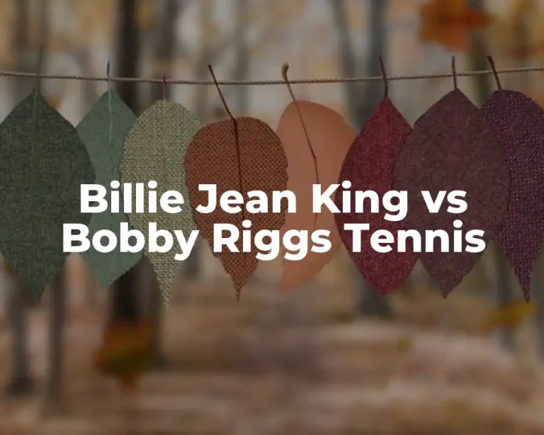 Billie Jean King vs Bobby Riggs Tennis