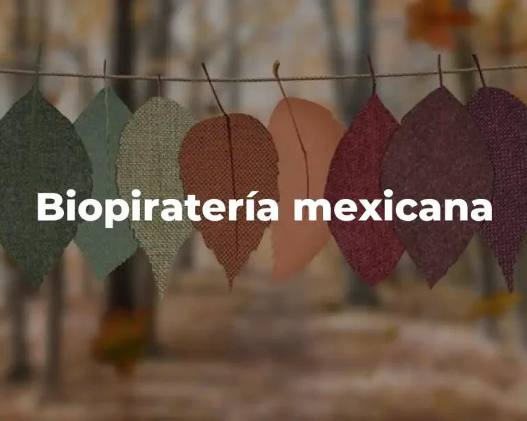 Biopiratería mexicana