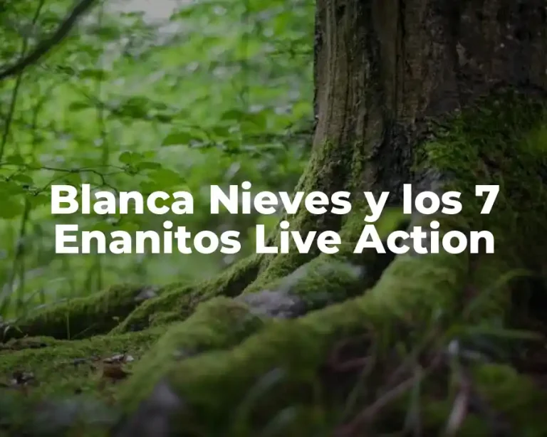 Blanca Nieves y los 7 Enanitos Live Action