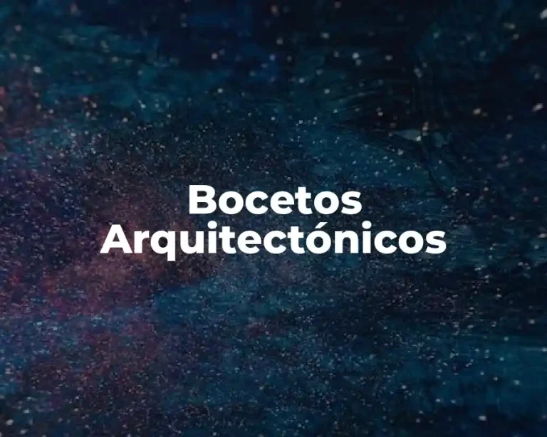 Bocetos Arquitectónicos