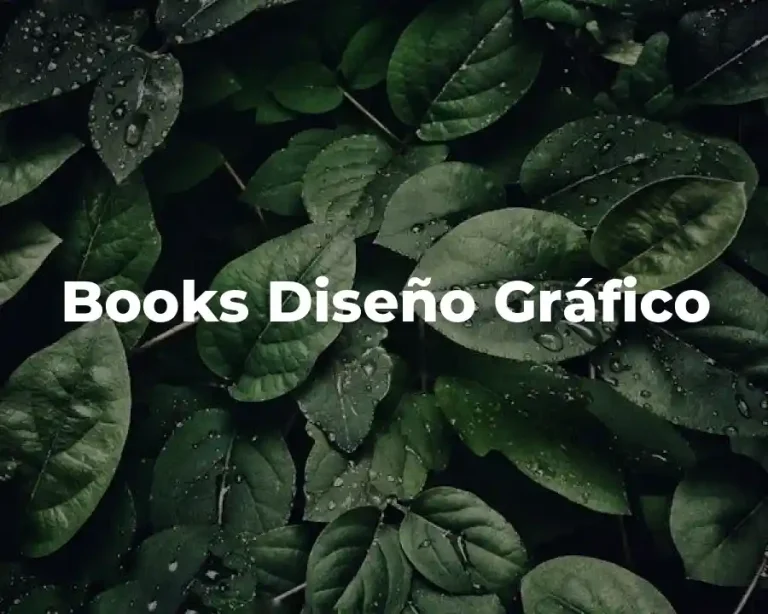 Books Diseño Gráfico