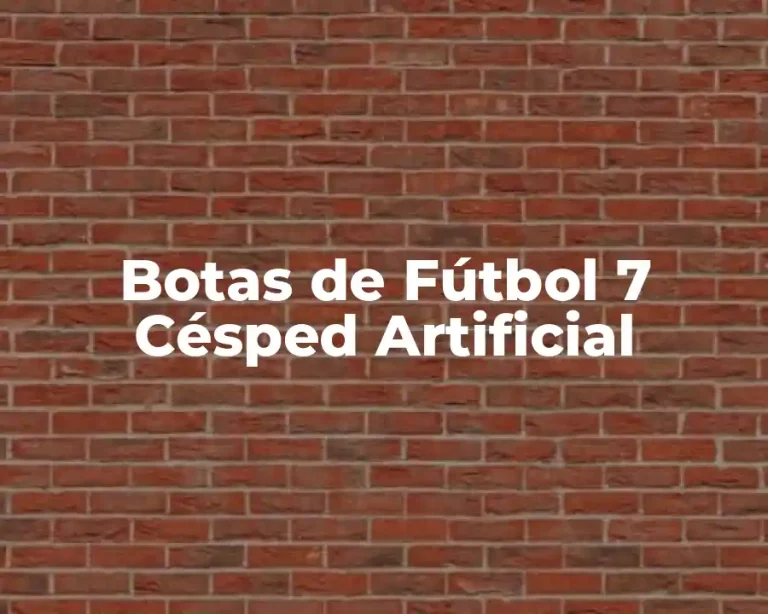 Botas de Fútbol 7 Césped Artificial