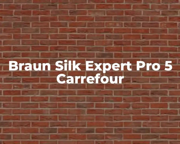 Braun Silk Expert Pro 5 Carrefour