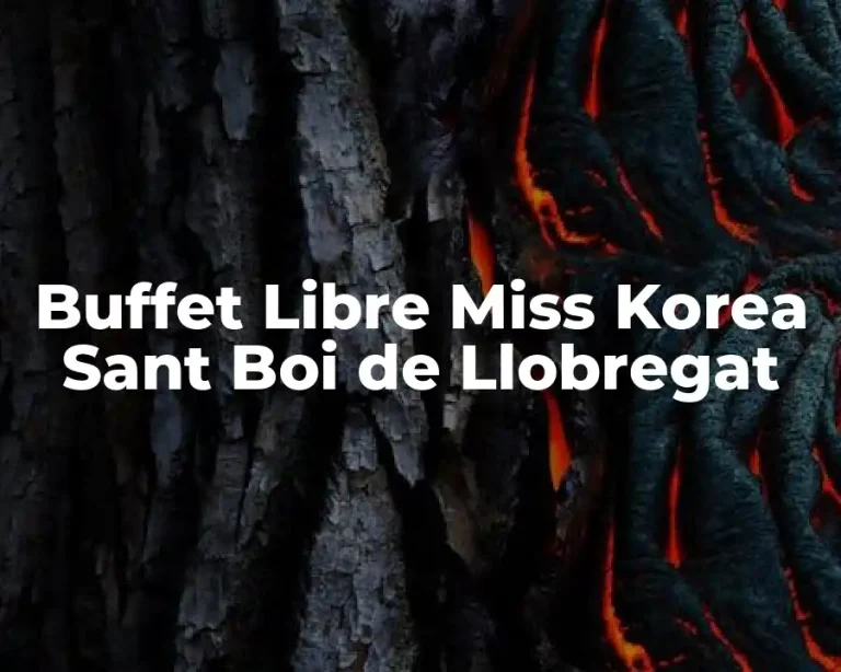 Buffet Libre Miss Korea Sant Boi de Llobregat