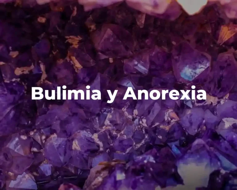 Bulimia y Anorexia