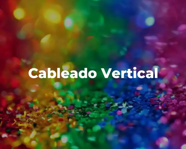 Cableado Vertical