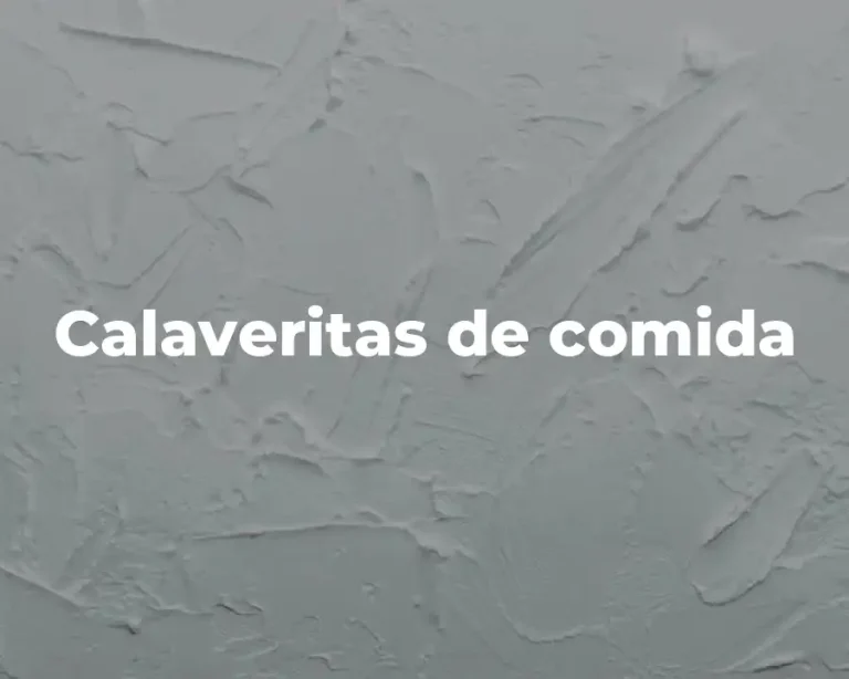 Calaveritas de comida
