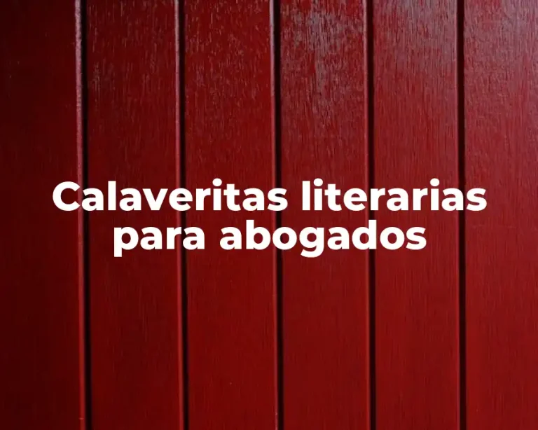 Calaveritas literarias para abogados