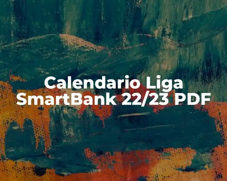Calendario Liga SmartBank 22/23 PDF