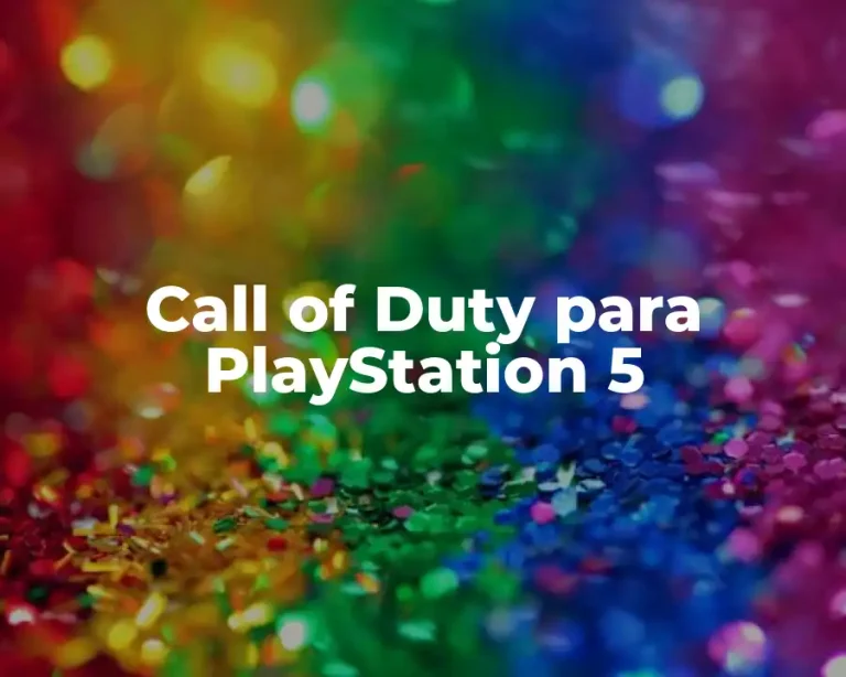 Call of Duty para PlayStation 5