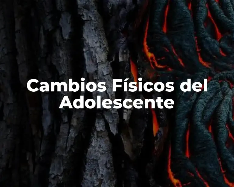 Cambios Físicos del Adolescente