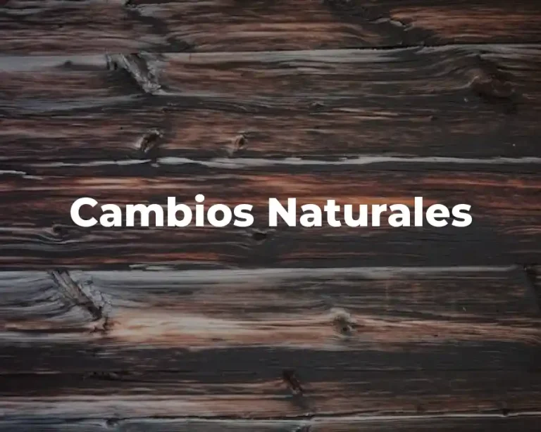 Cambios Naturales