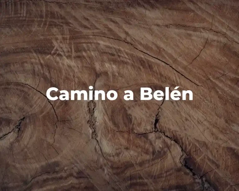 Camino a Belén