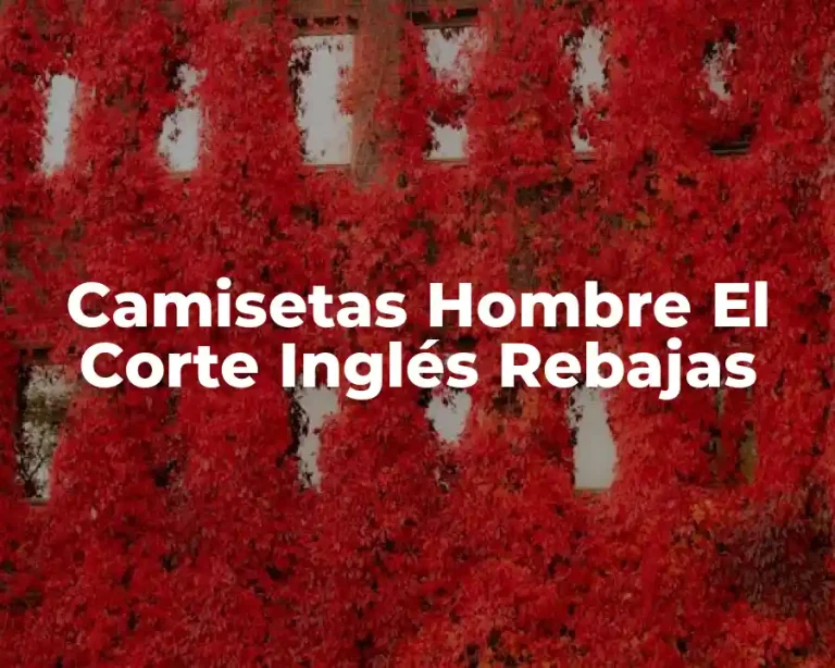 Camisetas Hombre El Corte Inglés Rebajas