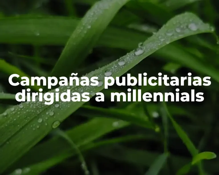 Campañas publicitarias dirigidas a millennials