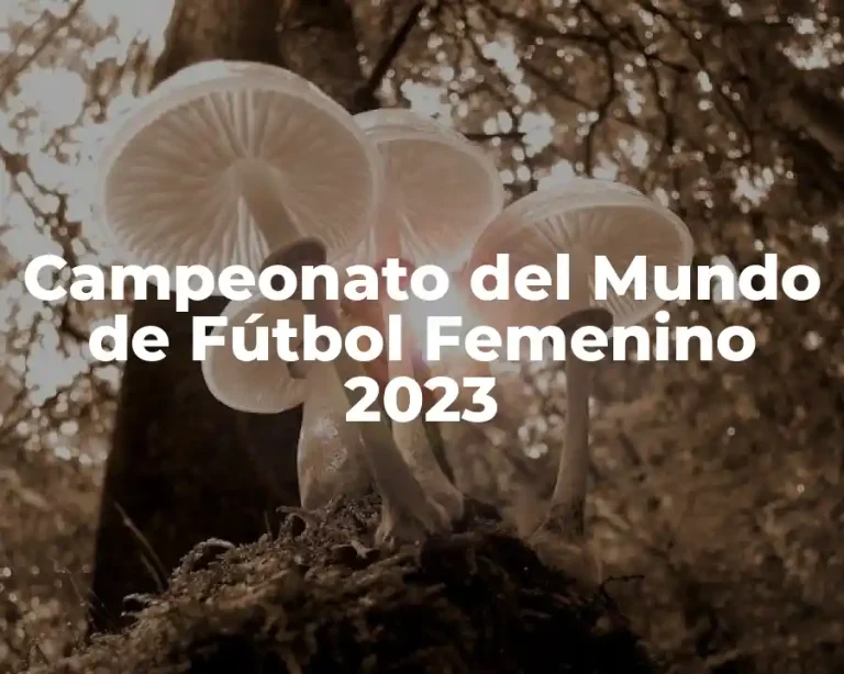 Campeonato del Mundo de Fútbol Femenino 2023