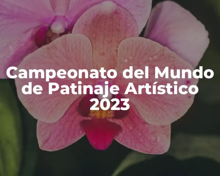 Campeonato del Mundo de Patinaje Artístico 2023