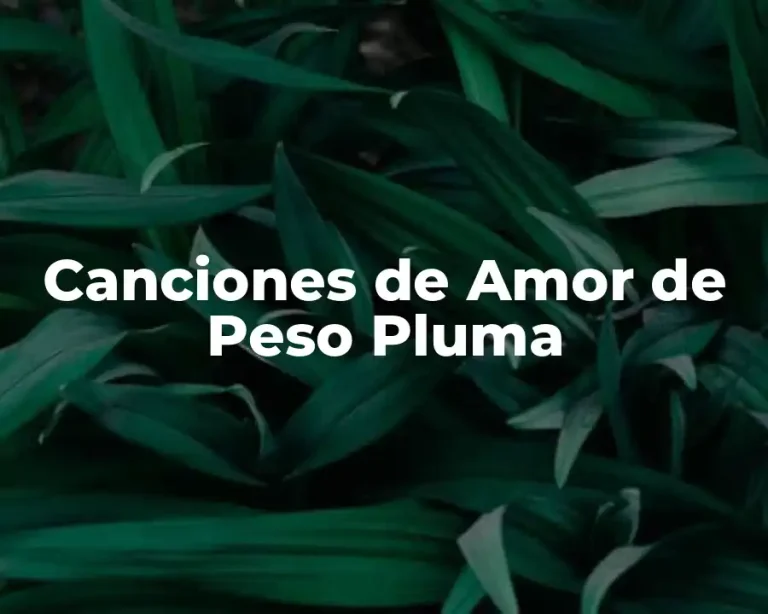 Canciones de Amor de Peso Pluma