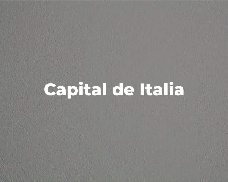 Capital de Italia