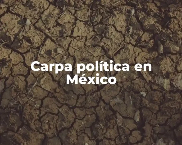 Carpa política en México