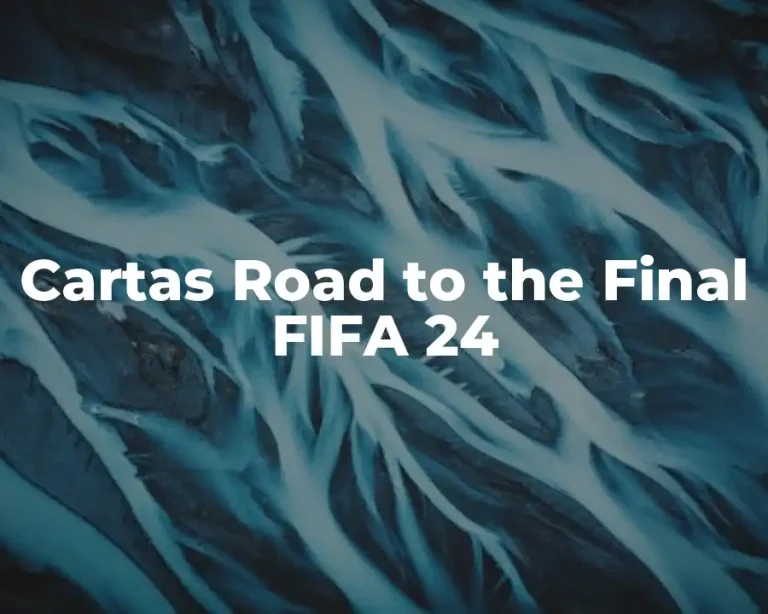 Cartas Road to the Final FIFA 24