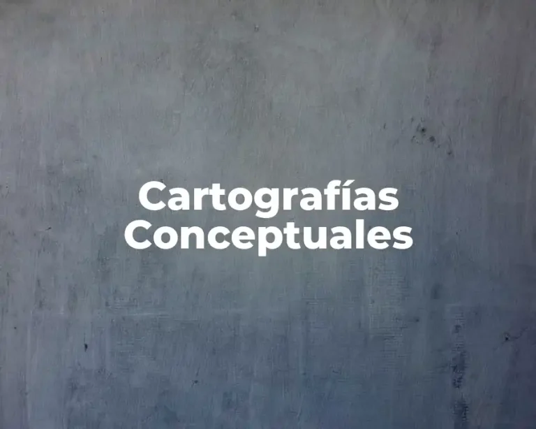Cartografías Conceptuales