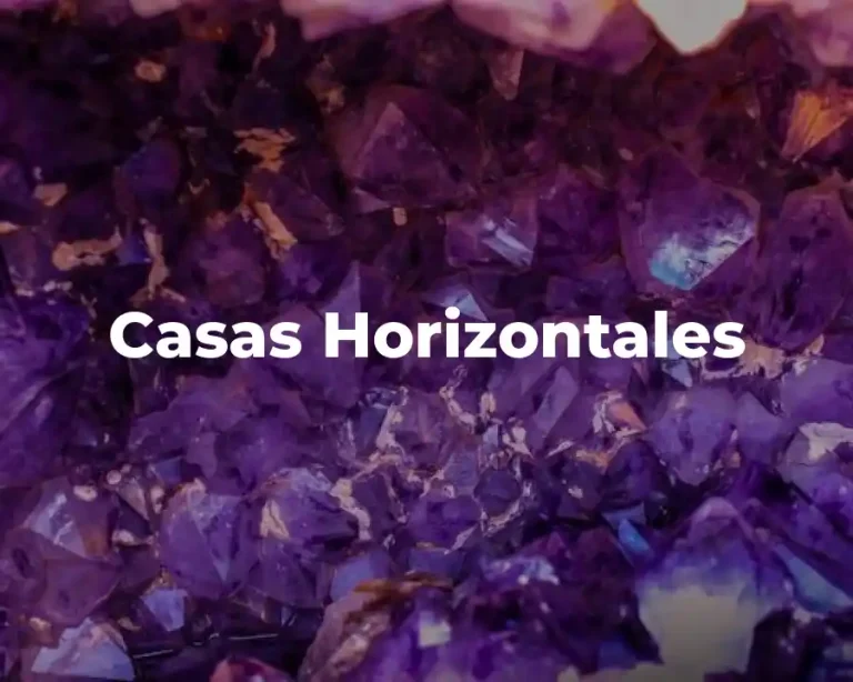Casas Horizontales
