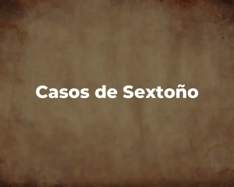 Casos de Sextoño