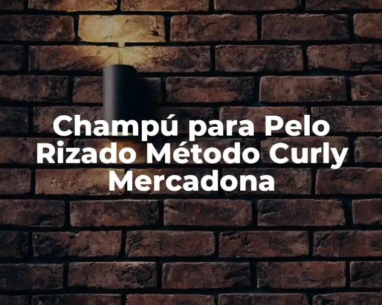Champú para Pelo Rizado Método Curly Mercadona
