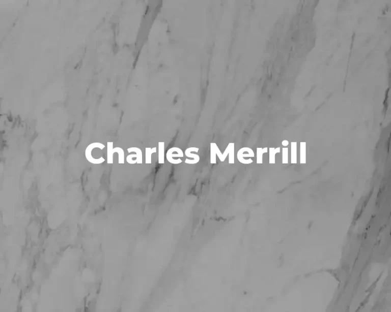 Charles Merrill
