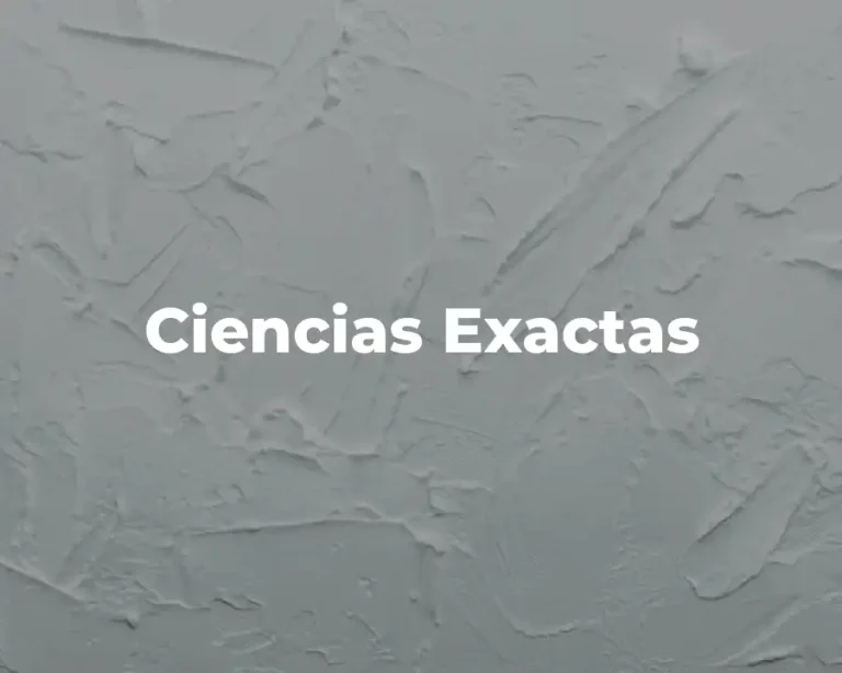 Ciencias Exactas