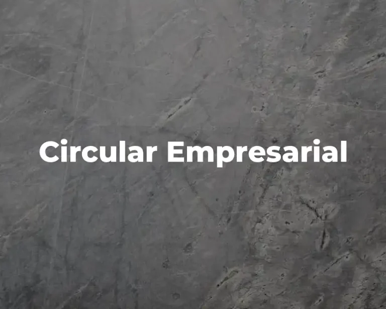 Circular Empresarial
