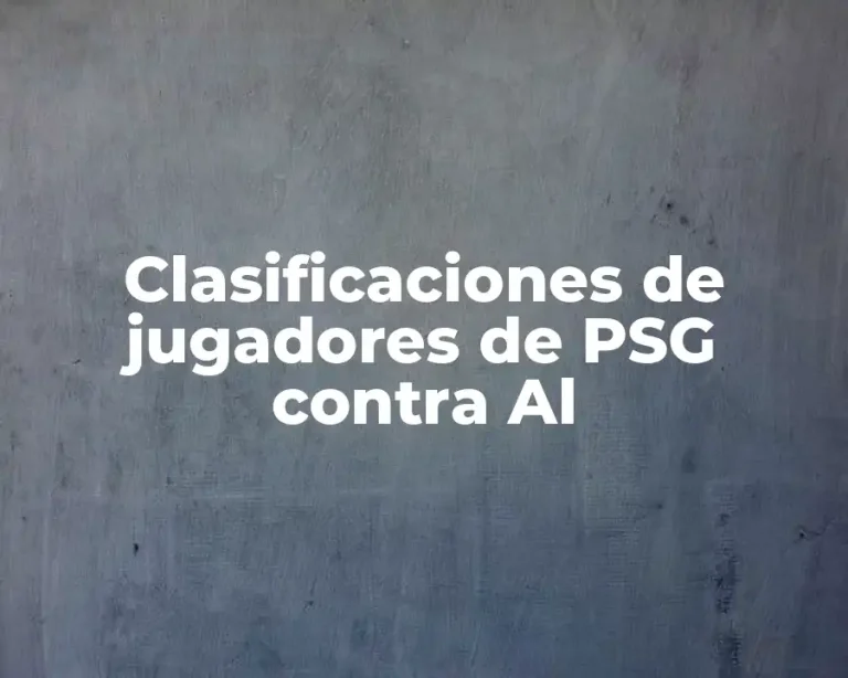 Clasificaciones de jugadores de PSG contra Al