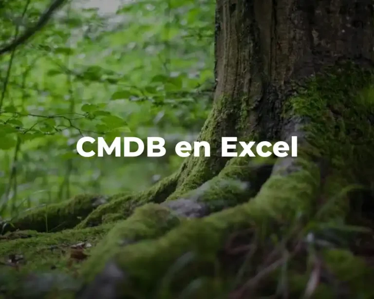 CMDB en Excel