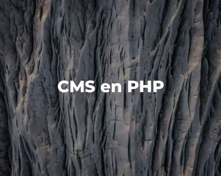 CMS en PHP