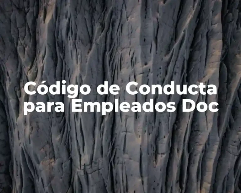 Código de Conducta para Empleados Doc