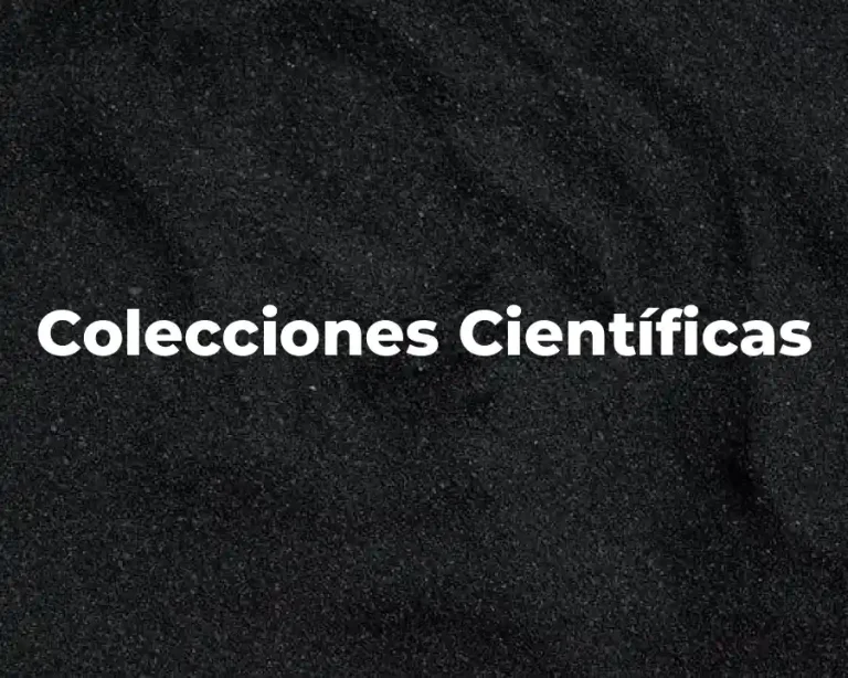 Colecciones Científicas