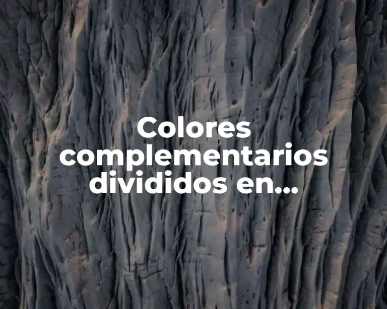 Colores complementarios divididos en arquitectura