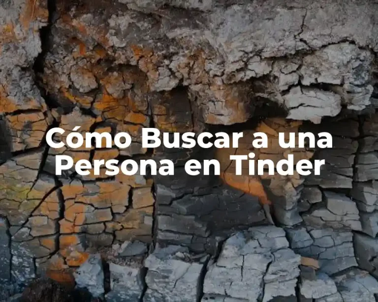 Cómo Buscar a una Persona en Tinder
