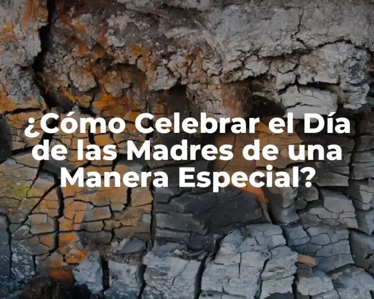 ¿Cómo Celebrar el Día de las Madres de una Manera Especial?