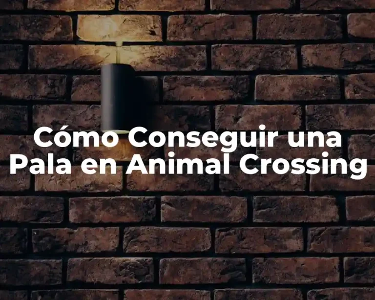 Cómo Conseguir una Pala en Animal Crossing
