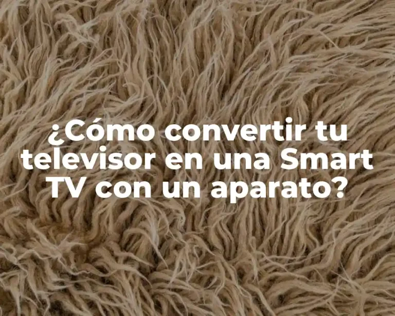 ¿Cómo convertir tu televisor en una Smart TV con un aparato?