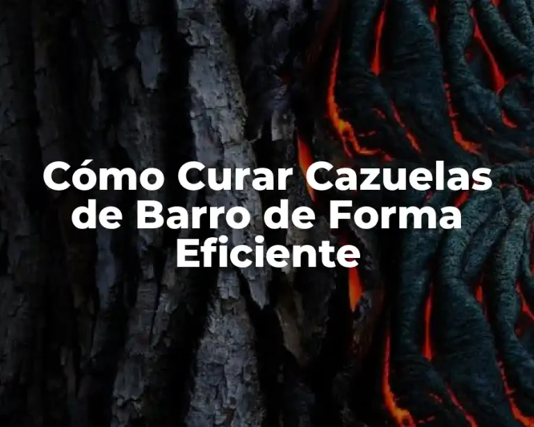 Cómo Curar Cazuelas de Barro de Forma Eficiente