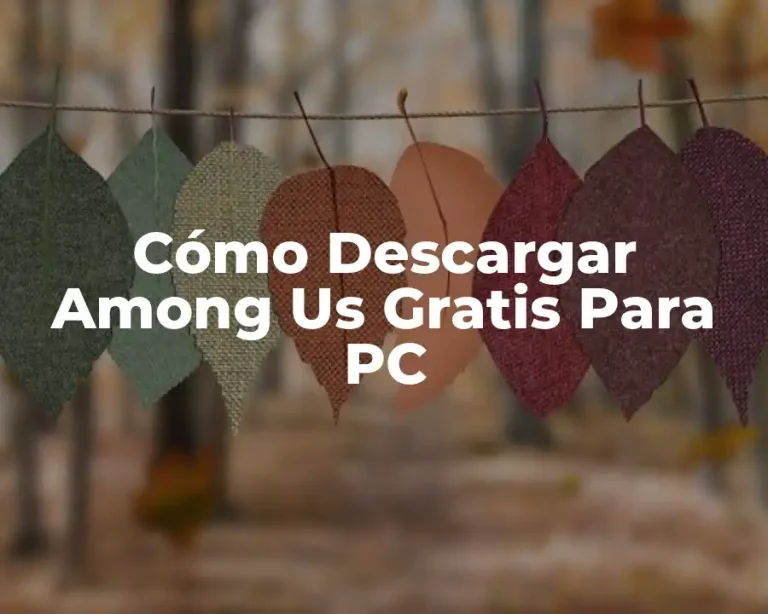 Cómo Descargar Among Us Gratis Para PC