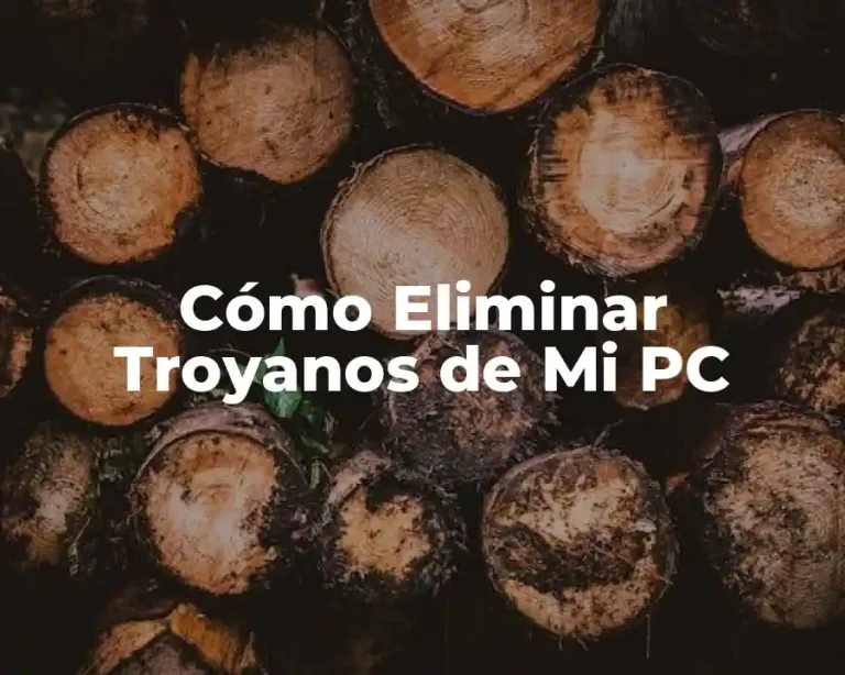 Cómo Eliminar Troyanos de Mi PC