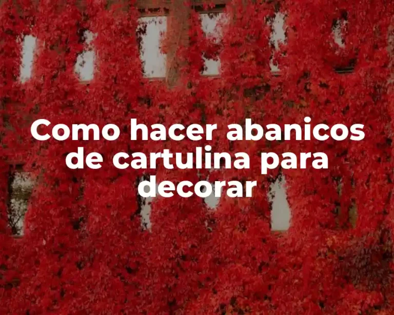 Como hacer abanicos de cartulina para decorar