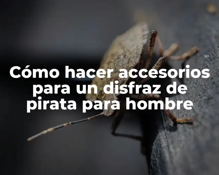 Cómo hacer accesorios para un disfraz de pirata para hombre