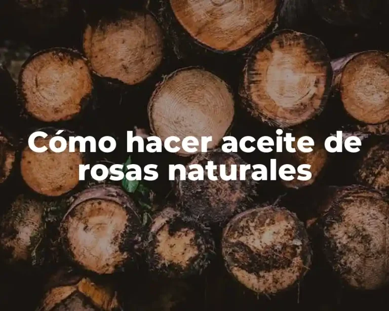 Cómo hacer aceite de rosas naturales